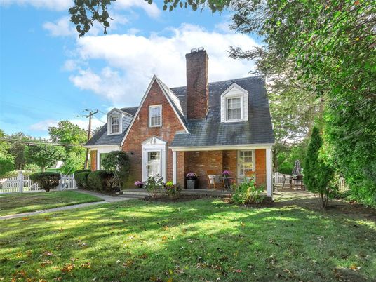Exterior, Facade, Brick Facade, Tudor Revival