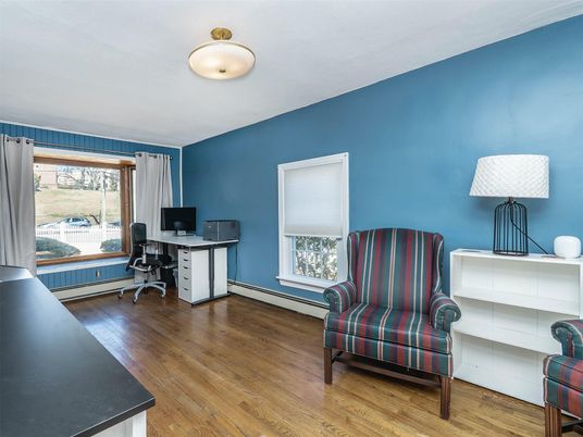 Home Office, Interior, Wood Texture Flooring