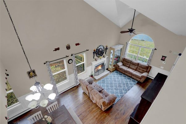 Fireplace, Interior, Living room, Wood Texture Flooring