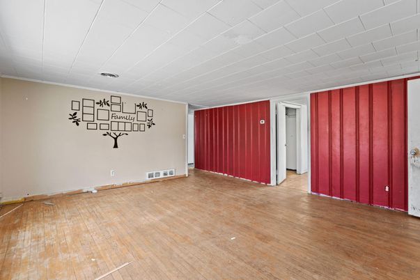 Empty room, Interior, Wood Texture Flooring