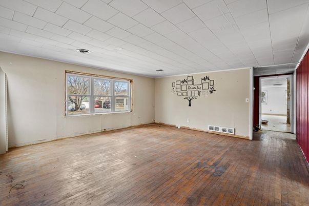 Empty room, Interior, Wood Texture Flooring