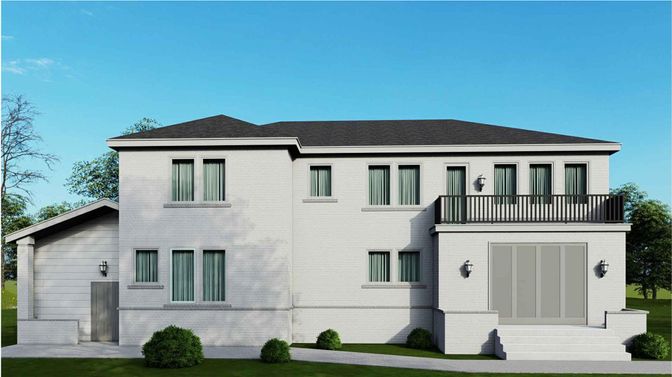 Exterior, Facade, French Provincial