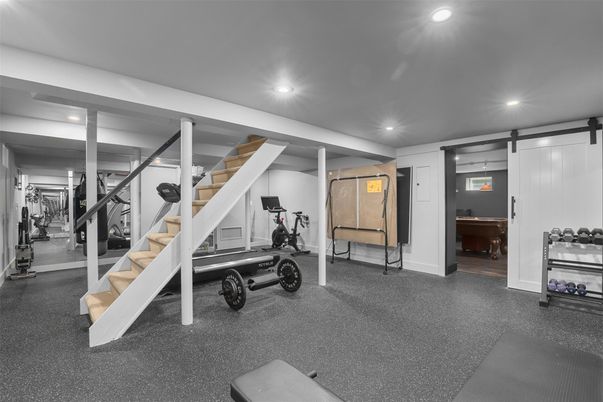Fitness Equipment, Interior, Recessed Lighting