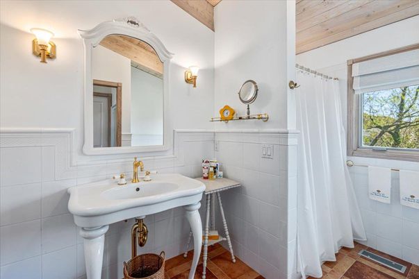 Bathroom, Interior, Wooden Ceilings