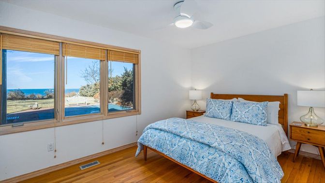 Bedroom, Interior, Water, Wood Texture Flooring