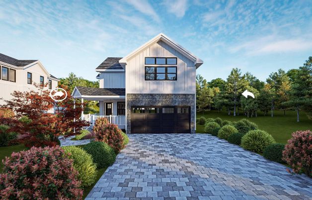 Attached, Exterior, Facade, Farmhouse