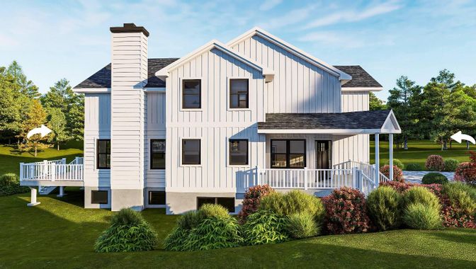 Backyard, Exterior, Facade, Farmhouse
