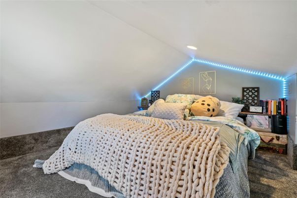 Bedroom, Interior, Recessed Lighting