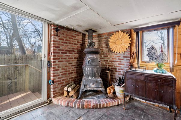 Fireplace, Interior, Stone Walls