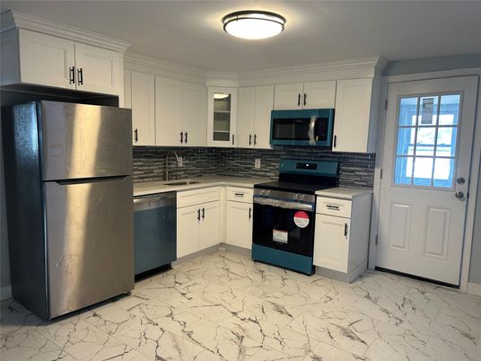 Interior, Kitchen, Marble, Stainless Steel Appliances