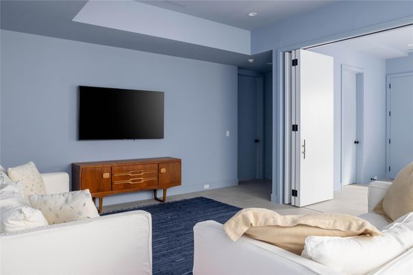 Interior, Living room, Recessed Lighting