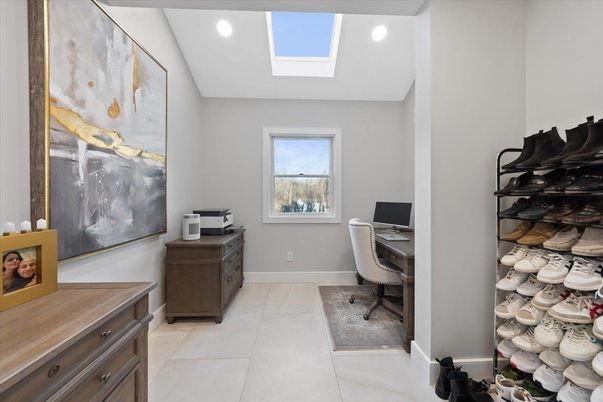 Home Office, Interior, Recessed Lighting
