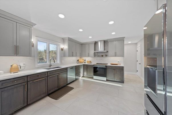 Interior, Kitchen, Recessed Lighting, Stainless Steel Appliances
