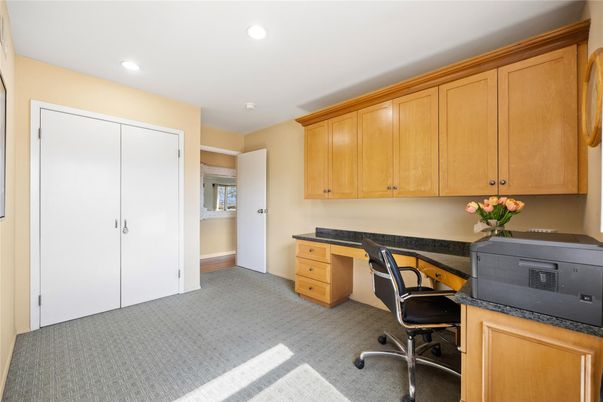 Home Office, Interior, Recessed Lighting
