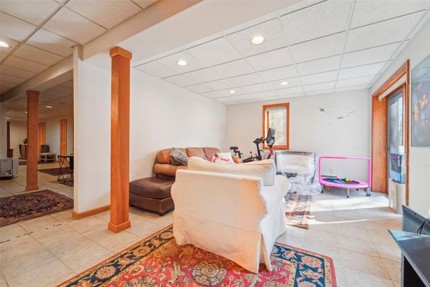 Interior, Living room, Recessed Lighting