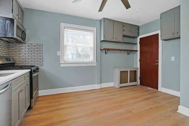 Interior, Kitchen, Wood Texture Flooring