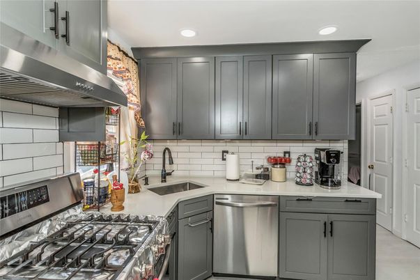 Interior, Kitchen, Recessed Lighting, Stainless Steel Appliances
