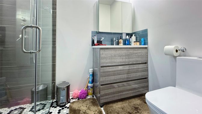 Bathroom, Glass Shower, Interior