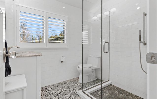 Bathroom, Glass Shower, Interior