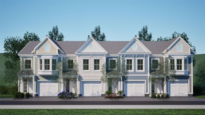 Attached, Exterior, Facade, Rowhouse
