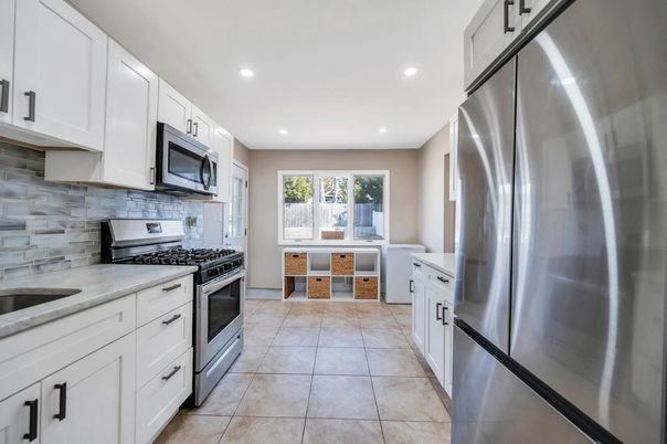Interior, Kitchen, Recessed Lighting, Stainless Steel Appliances