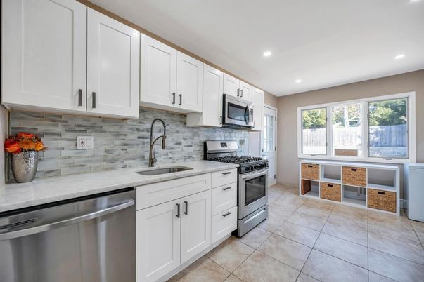 Interior, Kitchen, Recessed Lighting, Stainless Steel Appliances