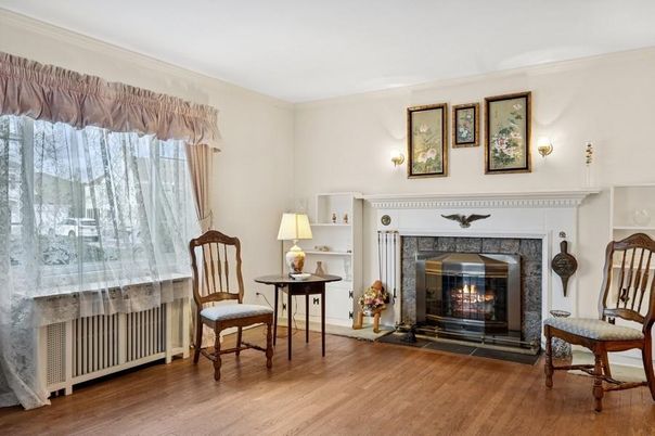 Fireplace, Interior, Wood Texture Flooring