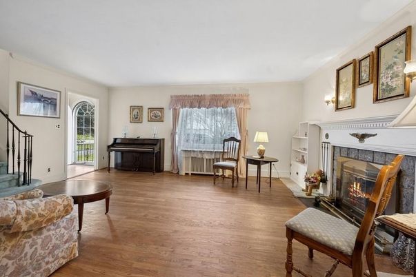 Fireplace, Interior, Piano, Wood Texture Flooring