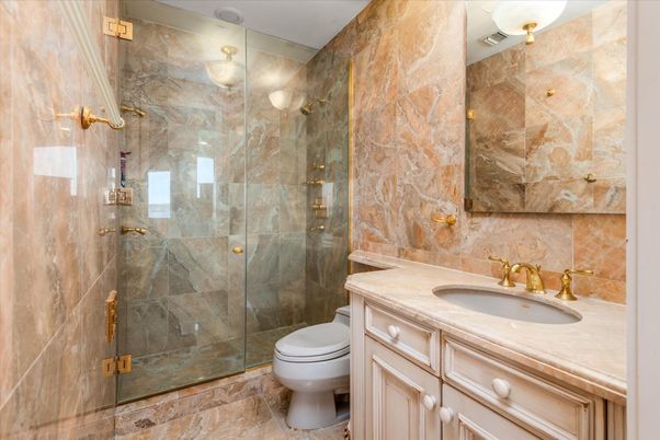 Bathroom, Glass Shower, Interior