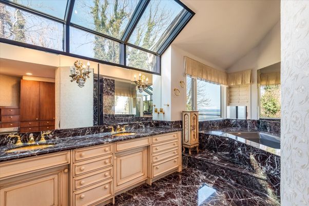 Bathroom, Dual Sink Vanities, Interior, Marble