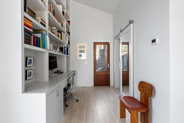 Home Office, Interior, Wood Texture Flooring