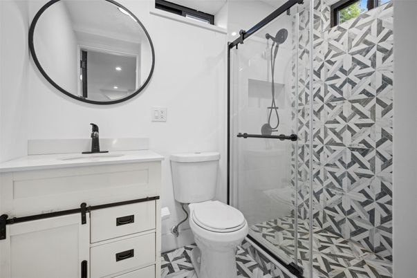 Bathroom, Glass Shower, Interior