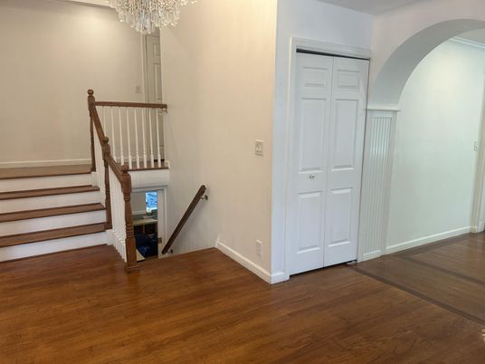 Chandelier, Interior, Wood Texture Flooring