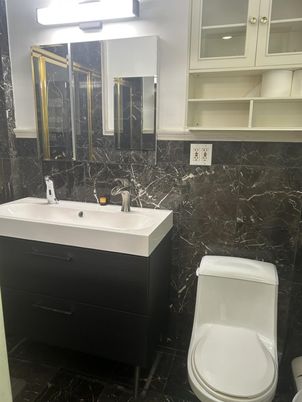 Bathroom, Interior, Marble Walls