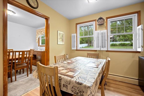 Dining room, Interior, Wood Texture Flooring
