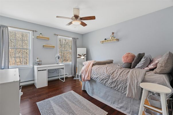 Bedroom, Home Office, Interior, Wood Texture Flooring