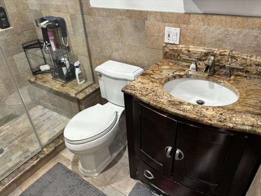 Bathroom, Glass Shower, Interior