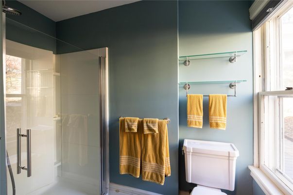 Bathroom, Glass Shower, Interior