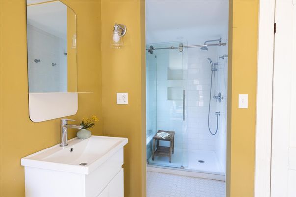 Bathroom, Glass Shower, Interior