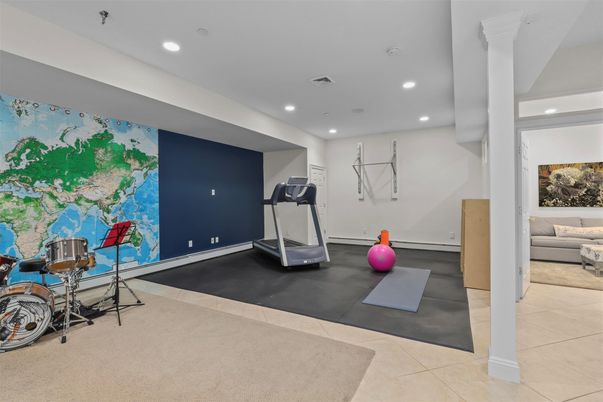 Fitness Equipment, Interior, Recessed Lighting