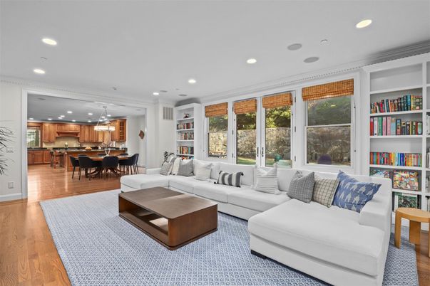 Dining room, Interior, Kitchen, Living room, Pendant Lights, Recessed Lighting, Wood Texture Flooring