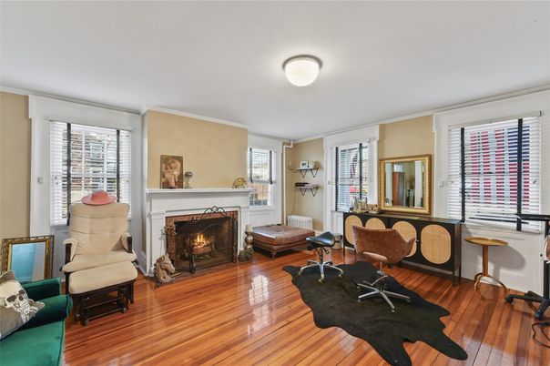 Fireplace, Interior, Living room, Wood Texture Flooring