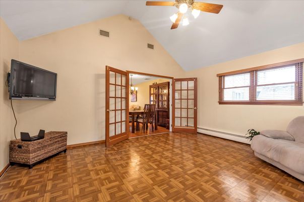 Dining room, Interior, Wood Texture Flooring