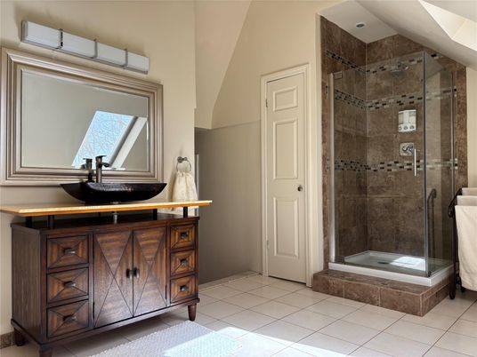 Bathroom, Glass Shower, Interior