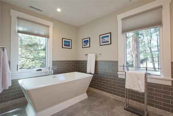Bathroom, Free Standing Baths, Interior, Recessed Lighting