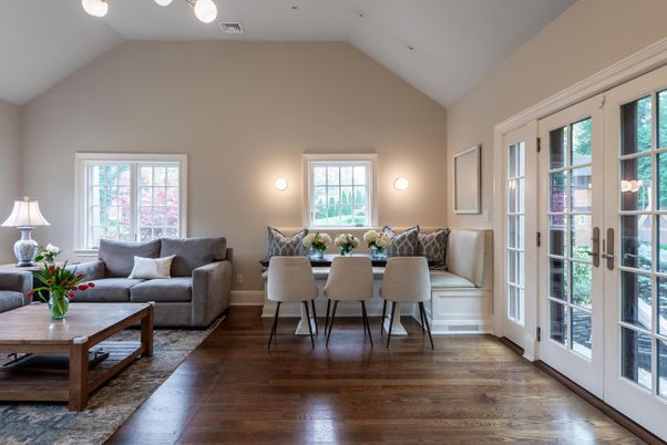 Dining room, Interior, Living room, Wood Texture Flooring