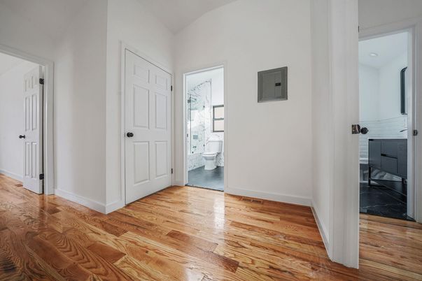 Bathroom, Interior, Wood Texture Flooring