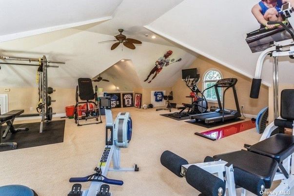 Fitness Equipment, Interior, Recessed Lighting