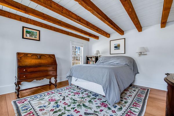 Bedroom, Interior, Wooden Beams, Wood Texture Flooring