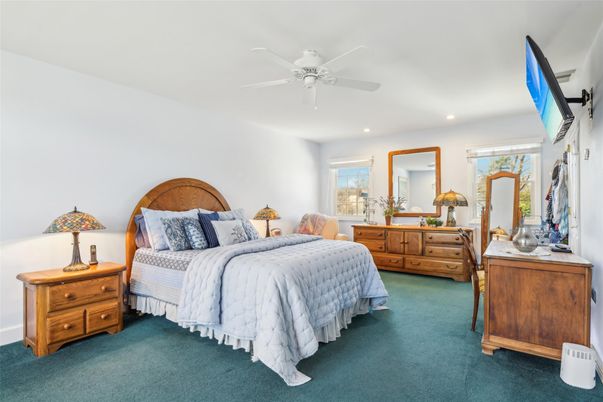 Bedroom, Interior, Recessed Lighting
